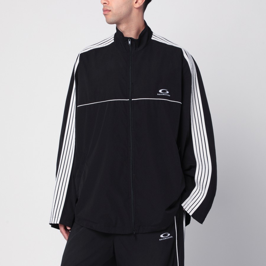 Balenciaga Womens Tracksuit 2 Piece Set Size 36 Black Full