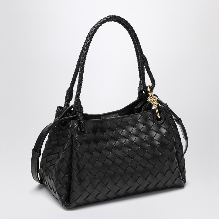 【関税&送料込】Bottega Veneta Shoulder Bag Bottega Veneta Sunrise Denim Shoulder Bag - Bergdorf Goodman