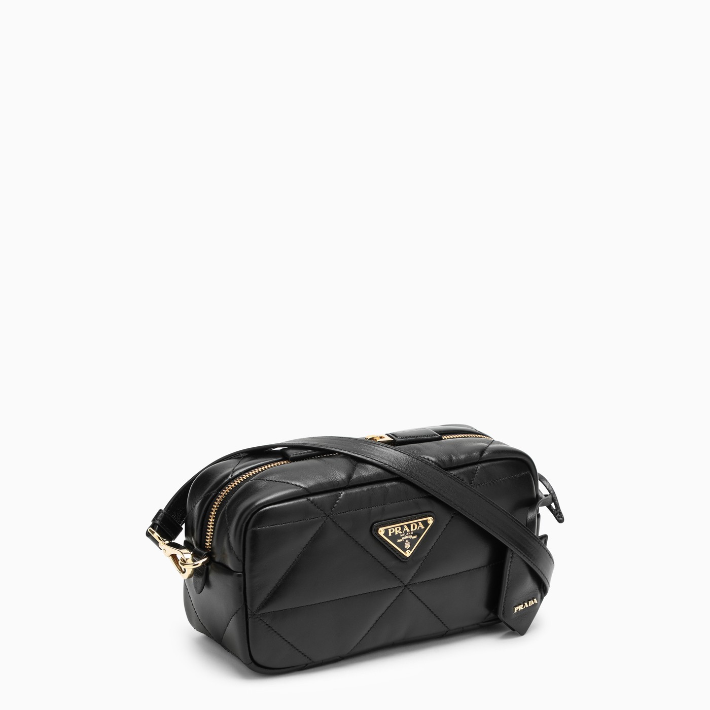Prada Black quilted leather camera bag TheDoubleF