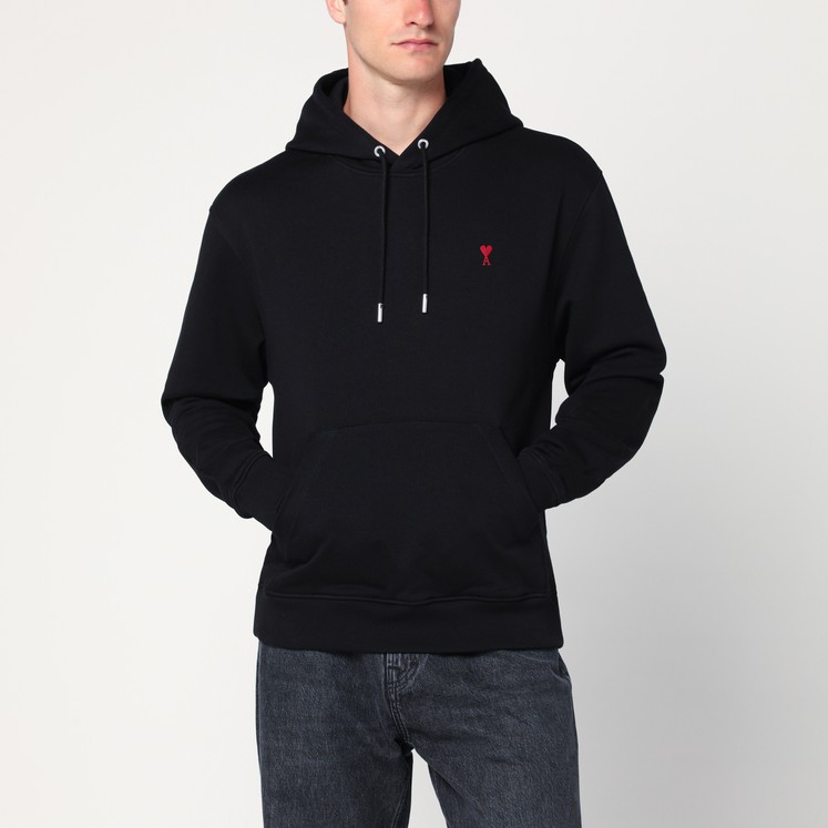 ami paris スウェット Black Ami De Coeur Boxy Fit Sweatshirt | AMI PARIS