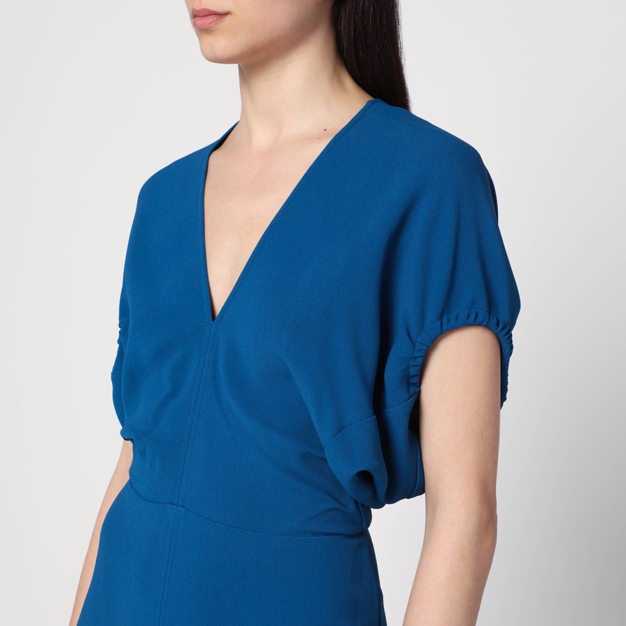 ワンピース VICTORIA BECKHAM Women Dresses 1225WDR006381AVI Blue Victoria Beckham Sapphire blue midi dress | TheDoubleF