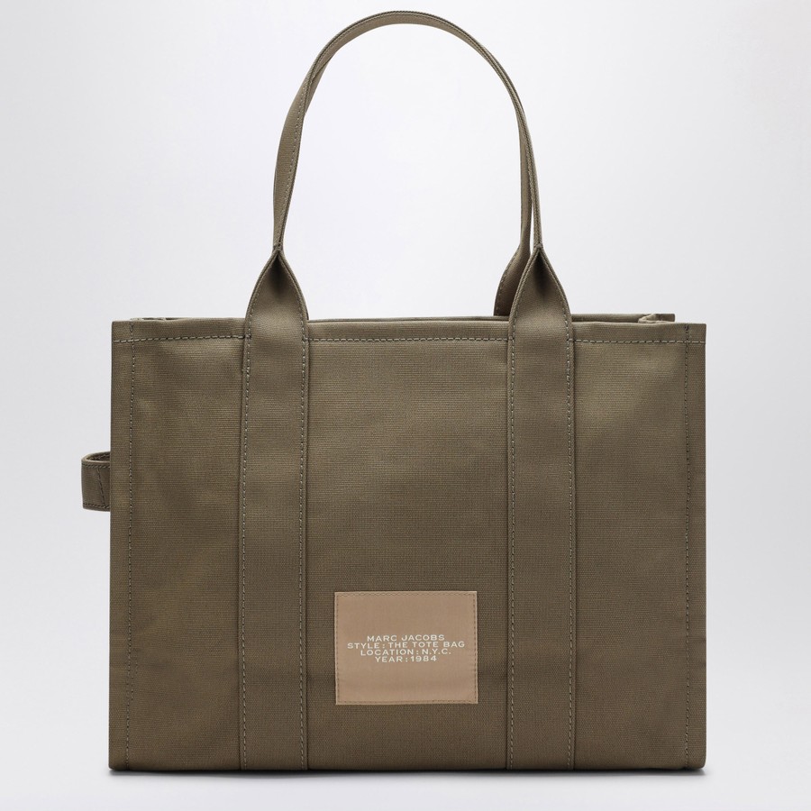 トートバッグ Marc Jacobs Slate Green Canvas Large Tote Bag Marc Jacobs The Canvas Large Tote Bag in Slate Green | REVOLVE