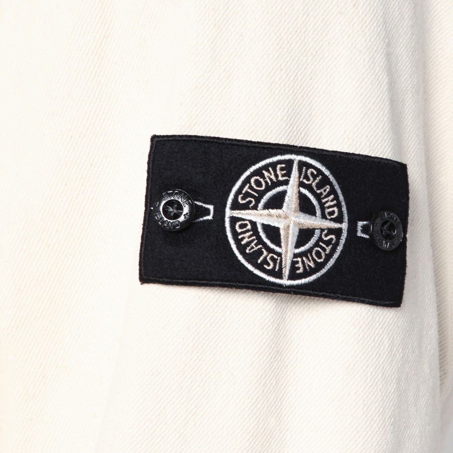 パーカー・フーディ STONE  IVORY PARKA IN COTTON Stone Island Ivory parka in cotton | TheDoubleF