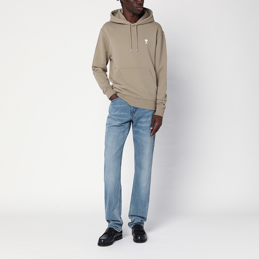 Ami Paris Laurel green Ami De Coeur hoodie | TheDoubleF