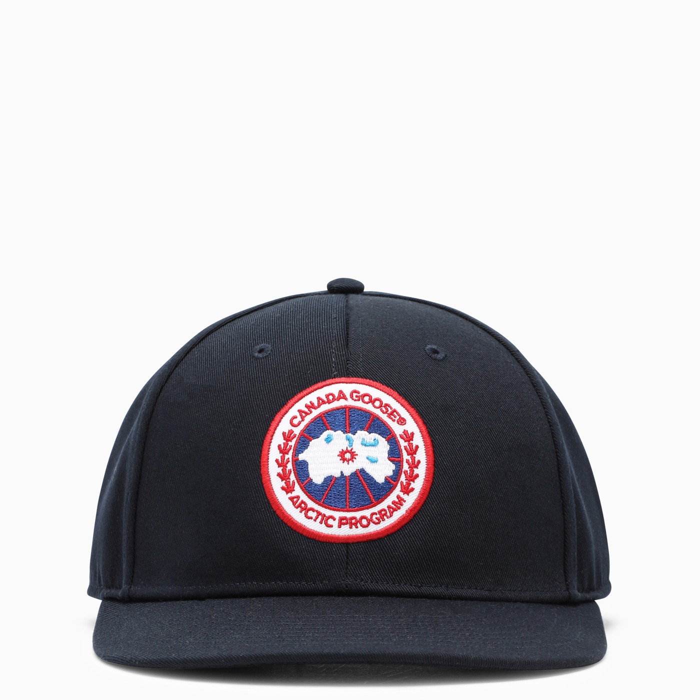 Canada Goose Casquette de baseball bleu avec patch | TheDoubleF