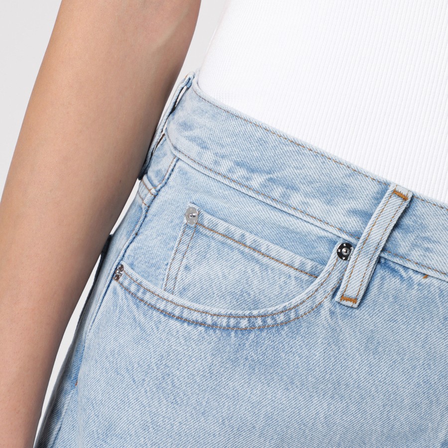 デニム・ジーパン FRAME Women Denims LLBW967 ETIG BLUE FRAME wide-leg Jeans | Blue | FARFETCH