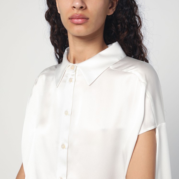 ERIKA CAVALLINI 売れ筋商品|||エリカ・カヴァリーニ Tシャツ トップス レディース T-shirts White ERIKA CAVALLINI T-shirt White Graphic Cotton Short Sleeves