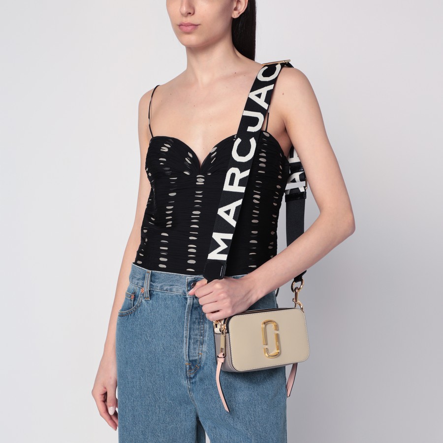 Marc Jacobs Snapshot crossbody bag in Khaki/Multi | TheDoubleF