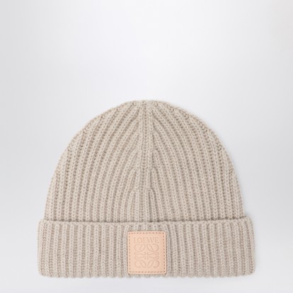 帽子・その他 Loewe Black beanie in cashmere LOEWE Cashmere Beanie Hat | Black | FARFETCH