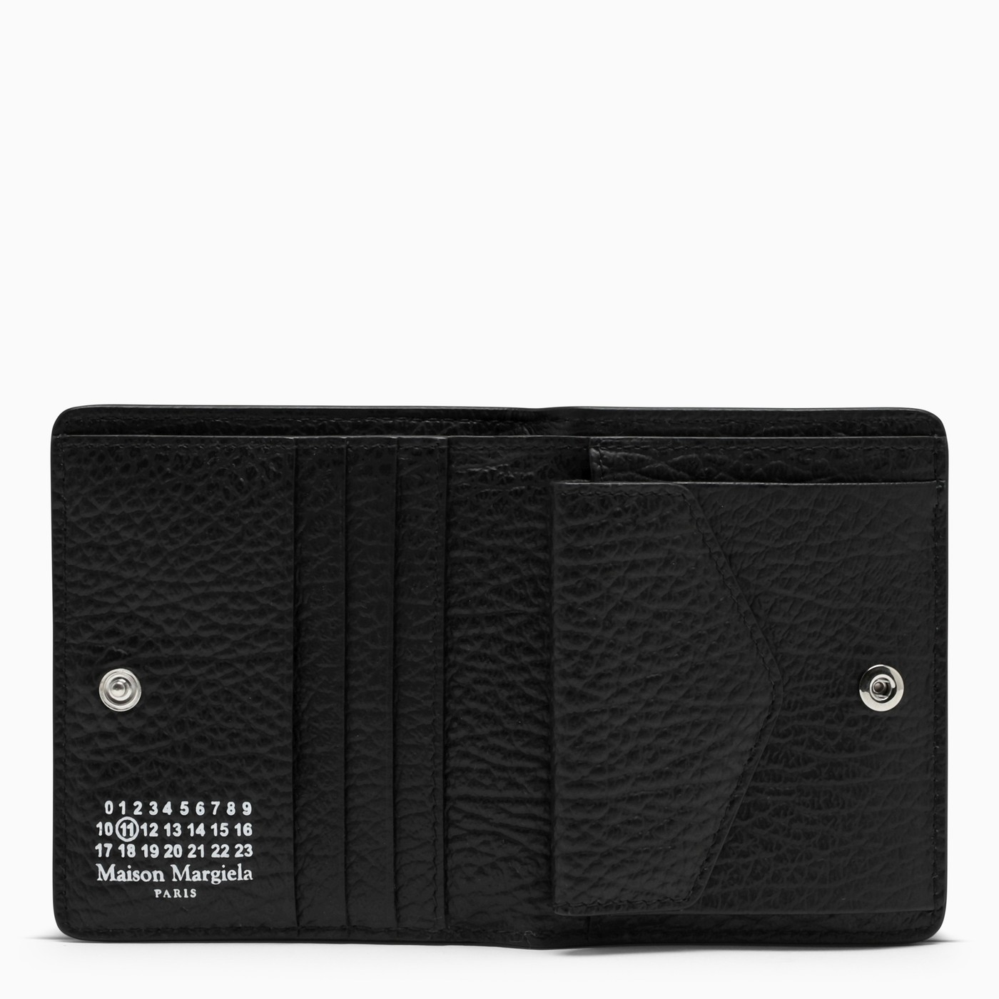 Maison Margiela Black bifold wallet with coin holder TheDoubleF