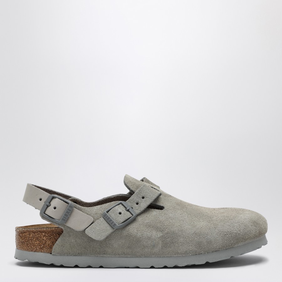 【関税&送料込】Birkenstock Stone Grey Suede Tokyo Slipper Birkenstock Stone grey suede Tokyo slipper | TheDoubleF