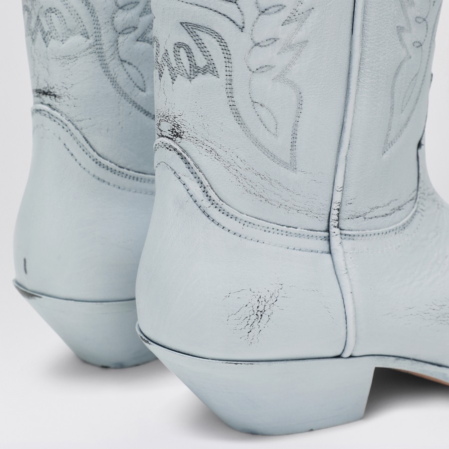 MM6 Maison Margiela Black and white Florence cowboy boots
