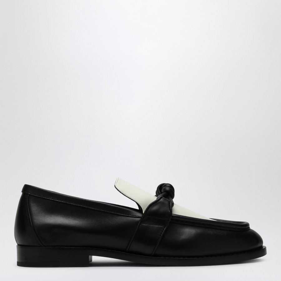 Bottega Veneta Astaire Loafers in Black/White | TheDoubleF