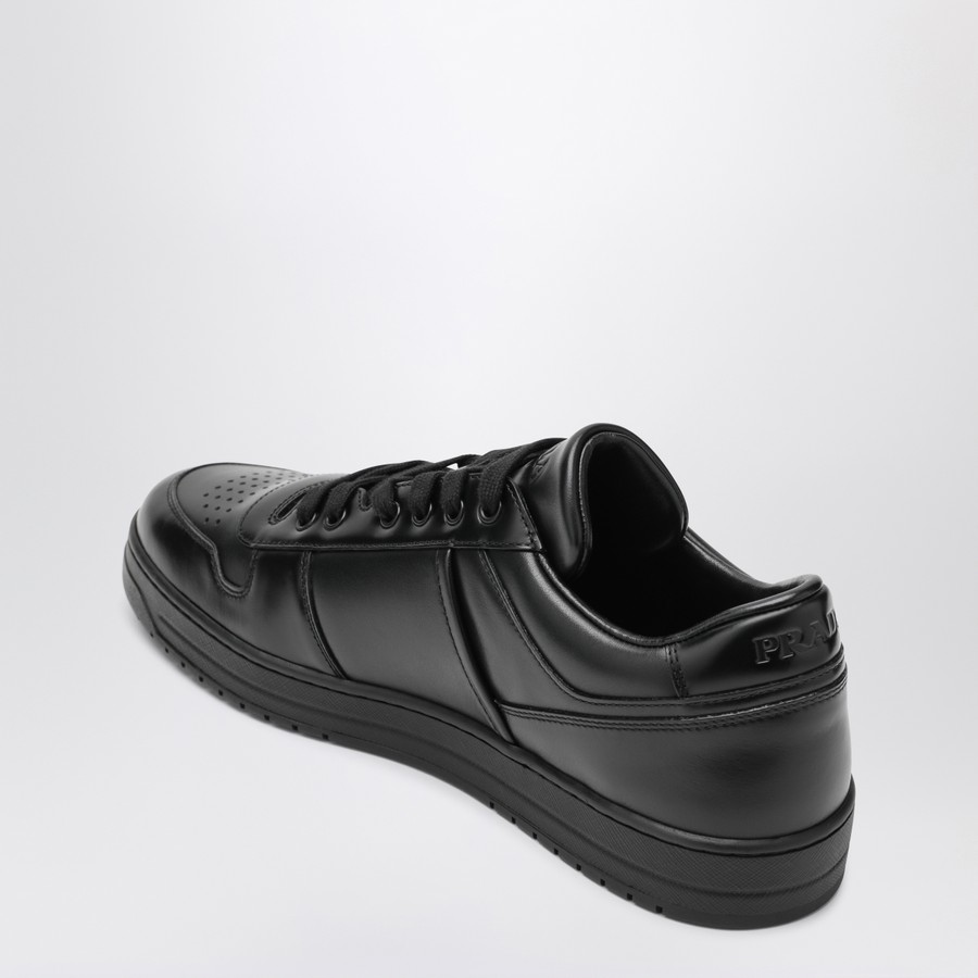 Prada Black leather Downtown sneakers | TheDoubleF