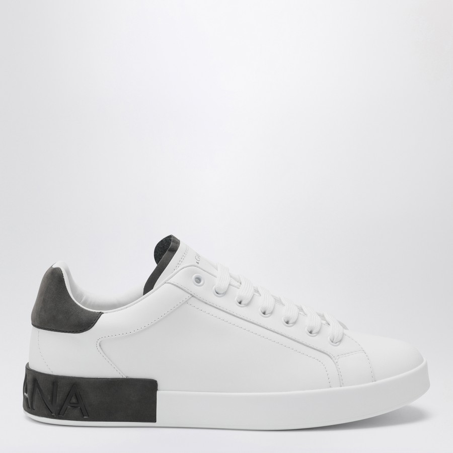 スニーカー Dolce & Gabbana 'Portofino' sneakers (CS2278AF218 89697) Dolce&Gabbana Portofino white/black leather sneaker | TheDoubleF