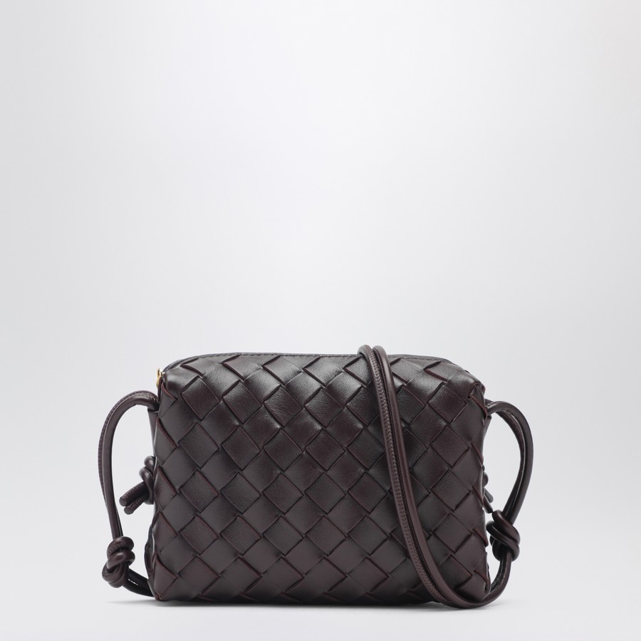Bottega Veneta Mini Loop camera bag in Dark Barolo | TheDoubleF