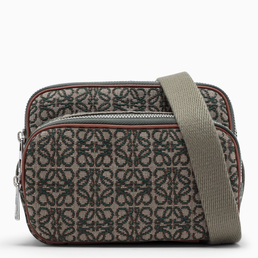 Mini Camera bag in Anagram jacquard khaki Mini Camera bag in Anagram jacquard khaki