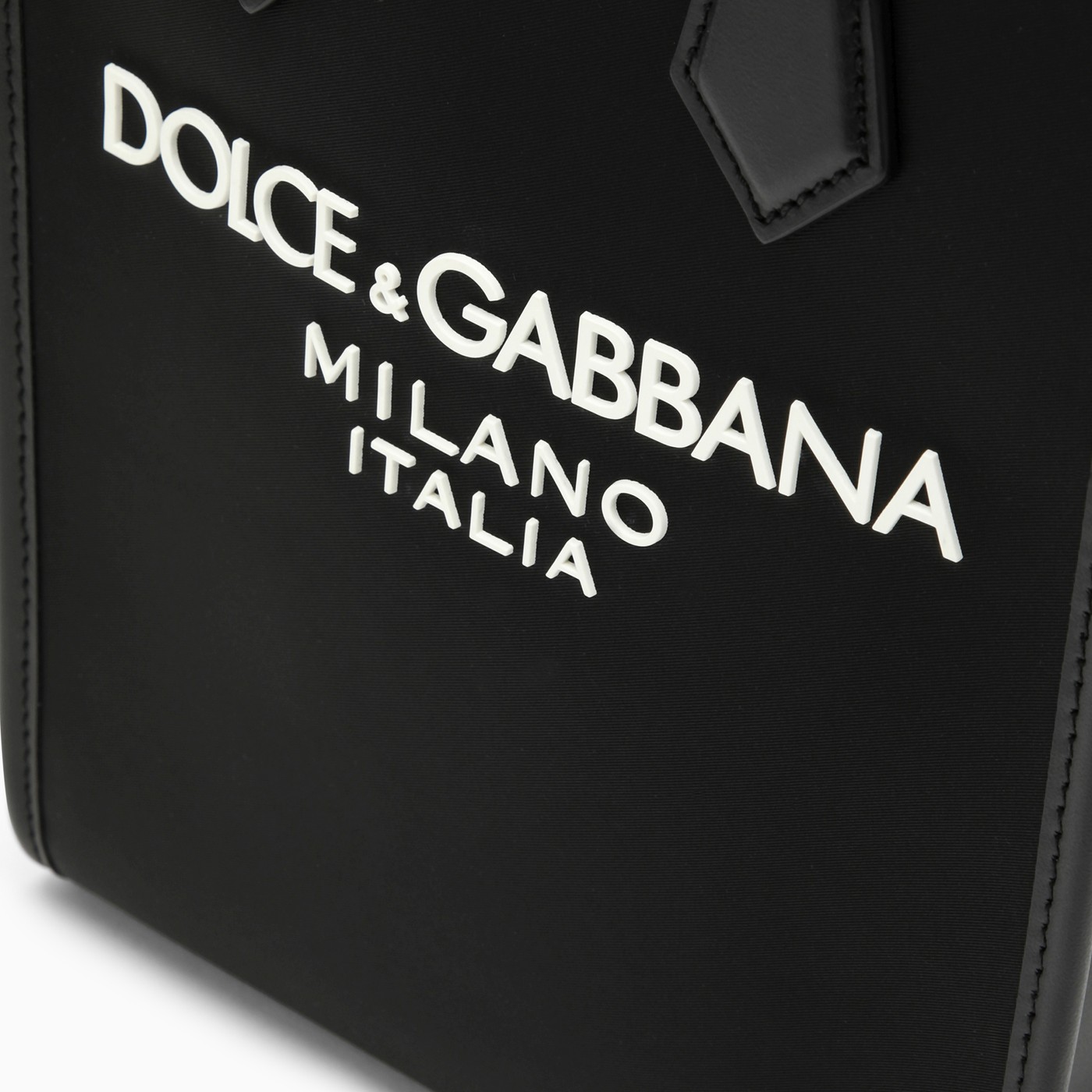 Dolce&Gabbana Small black nylon bag with logo TheDoubleF