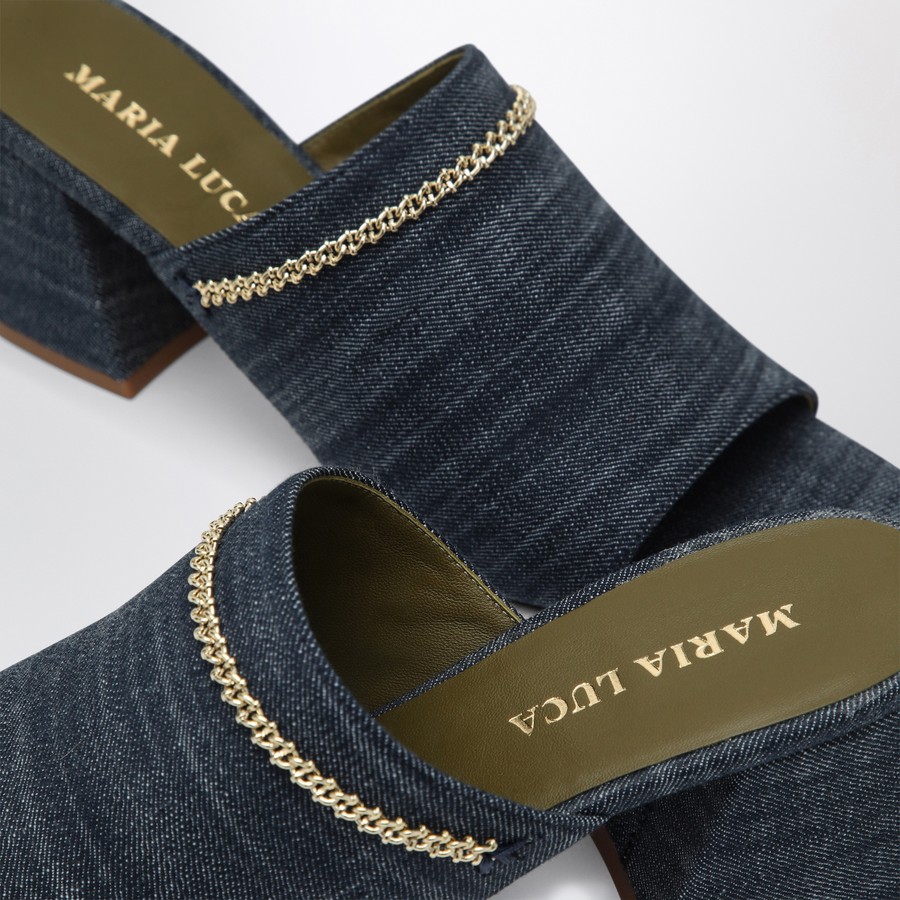 シューズ・サンダルその他 MARIA LUCA Messalina blue denim sandals MARIA LUCA Messalina blue denim sandals | TheDoubleF