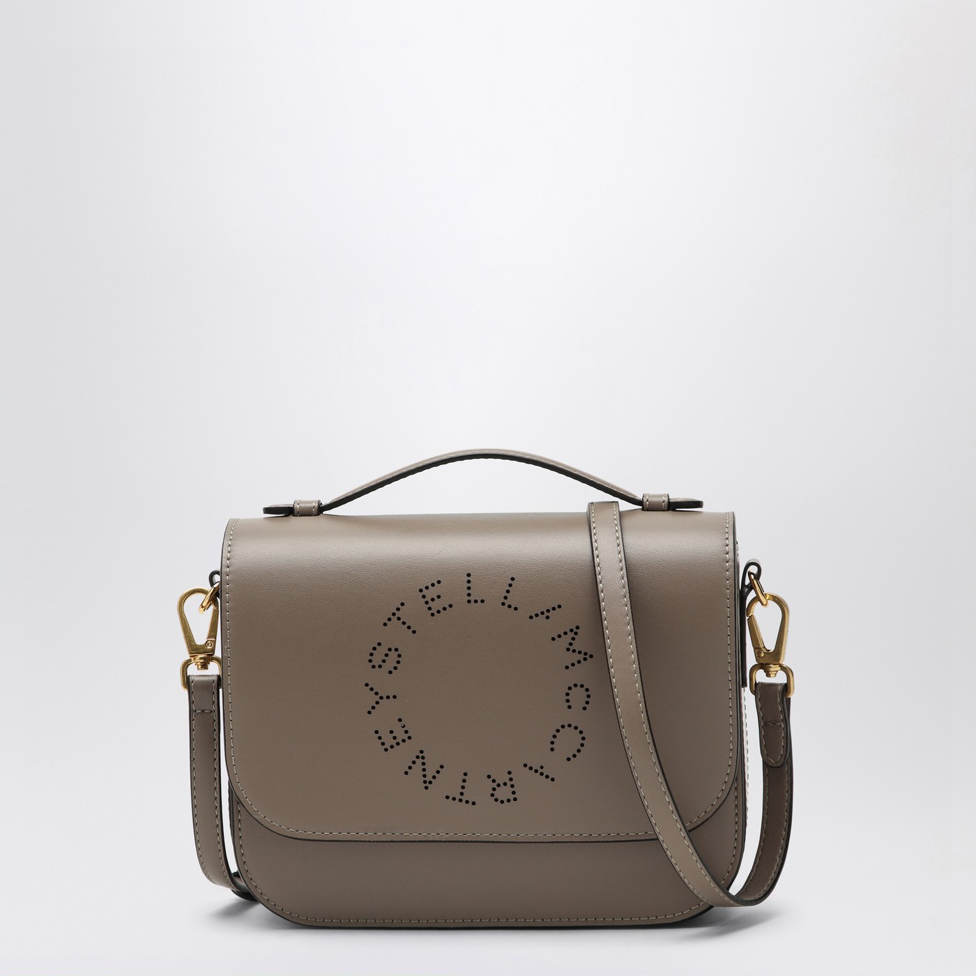 STELLA MCCARTNEY SHOULDER BAG WITH MOSS COLOURED LOGO STELLA MCCARTNEY SHOULDER BAG WITH MOSS COLOURED LOGO