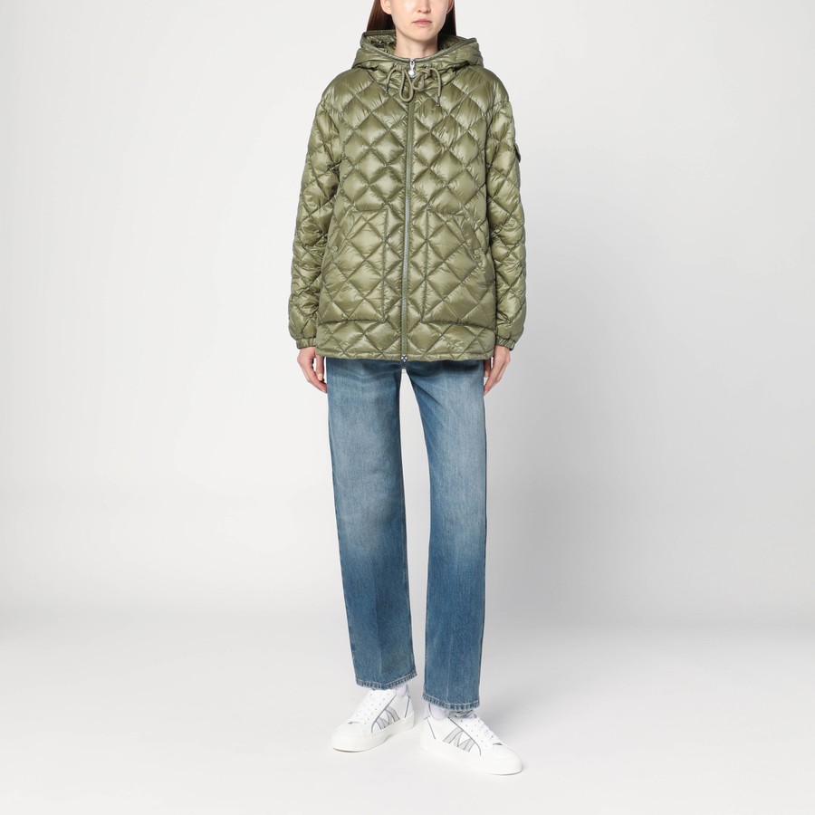 ジャケット MONCLER GREEN QUILTED JACKET IN NYLON Moncler Green quilted jacket in nylon | TheDoubleF