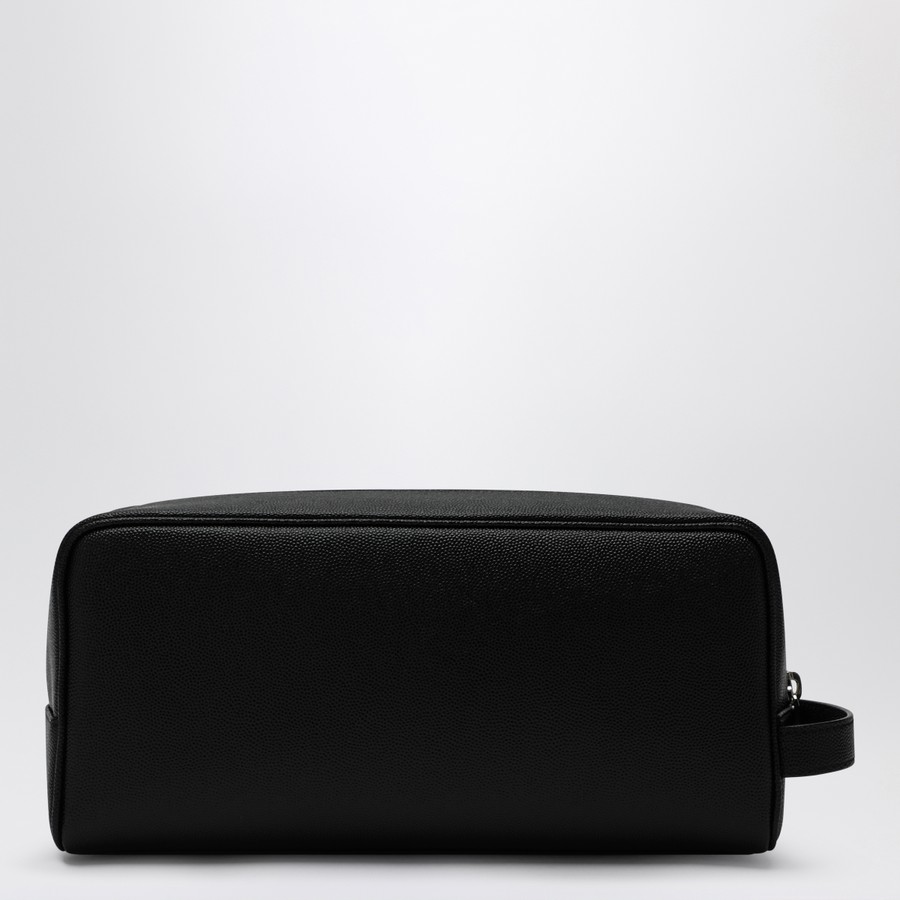Saint Laurent Black grained leather Beauty case | TheDoubleF