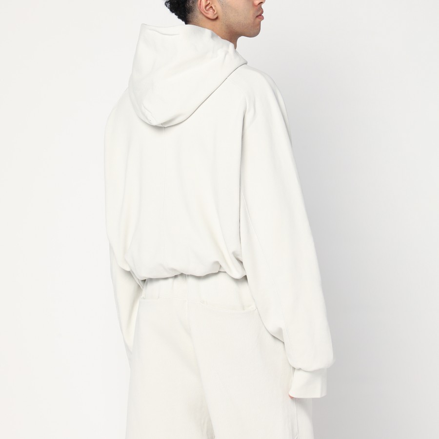 パーカー・フーディ ENTIRE STUDIOS IVORY HOODIE IN COTTON Entire Studios Ivory hoodie in cotton | TheDoubleF