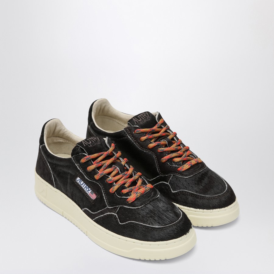スニーカー Autry Medalist Sneakers In Chocolate Pony Skin AUTRY Medalist sneakers in Chocolate pony skin | TheDoubleF