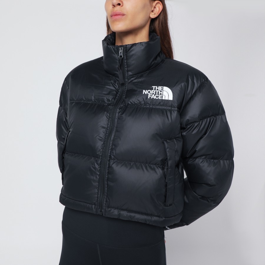 The North Face Giacca cropped imbottita nera TheDoubleF