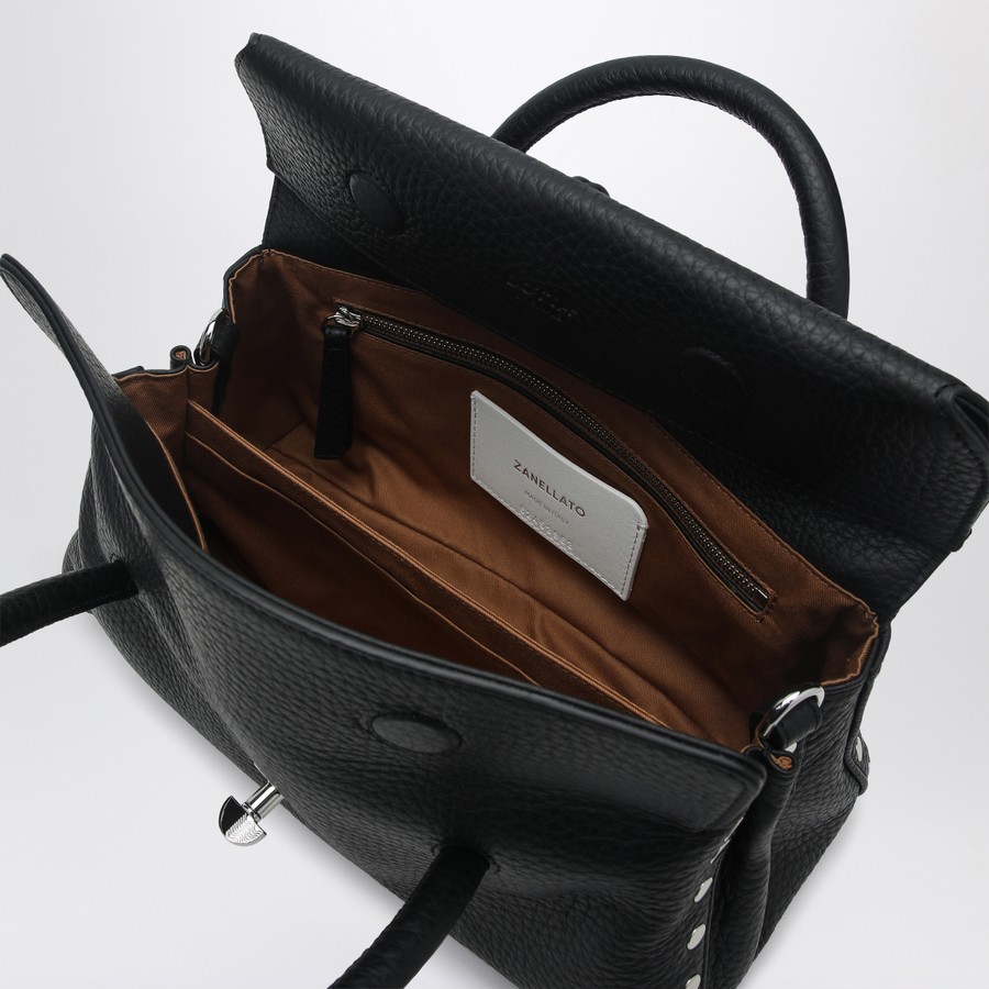 【関税&送料込】Zanellato Dotta Small Black Leather Bag Zanellato Dotta Small black leather bag | TheDoubleF