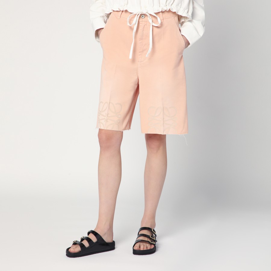 LOEWE☆アナグラム ショーツ（コットン）ライトピンク アナグラム ショーツ（コットン） ピンク - LOEWE