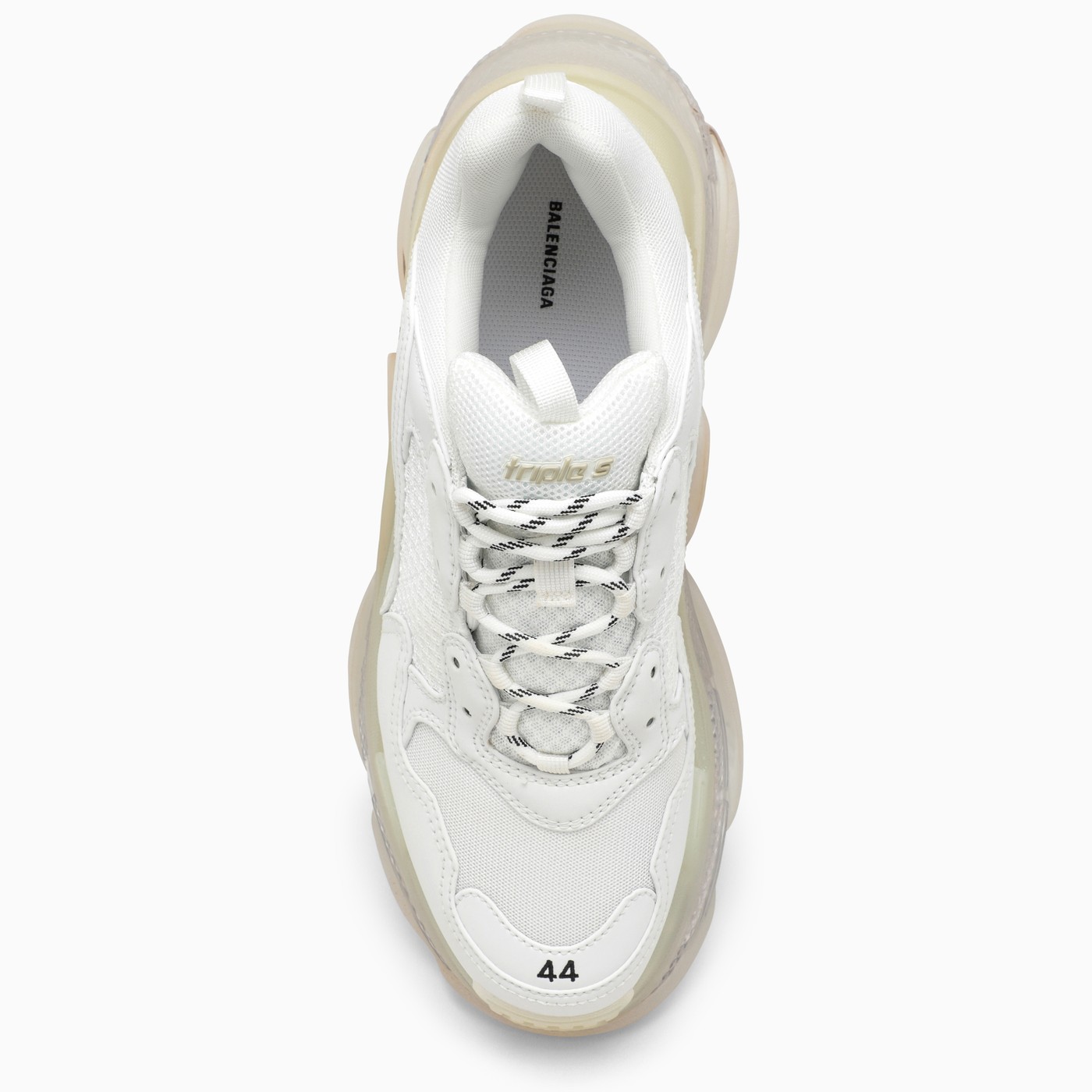 triple s clear sole white