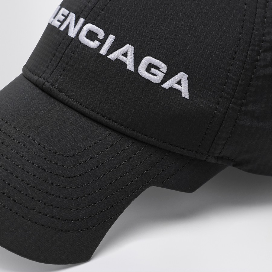 Balenciaga Black/white logo baseball cap | TheDoubleF Balenciaga Black/white logo baseball cap | TheDoubleF