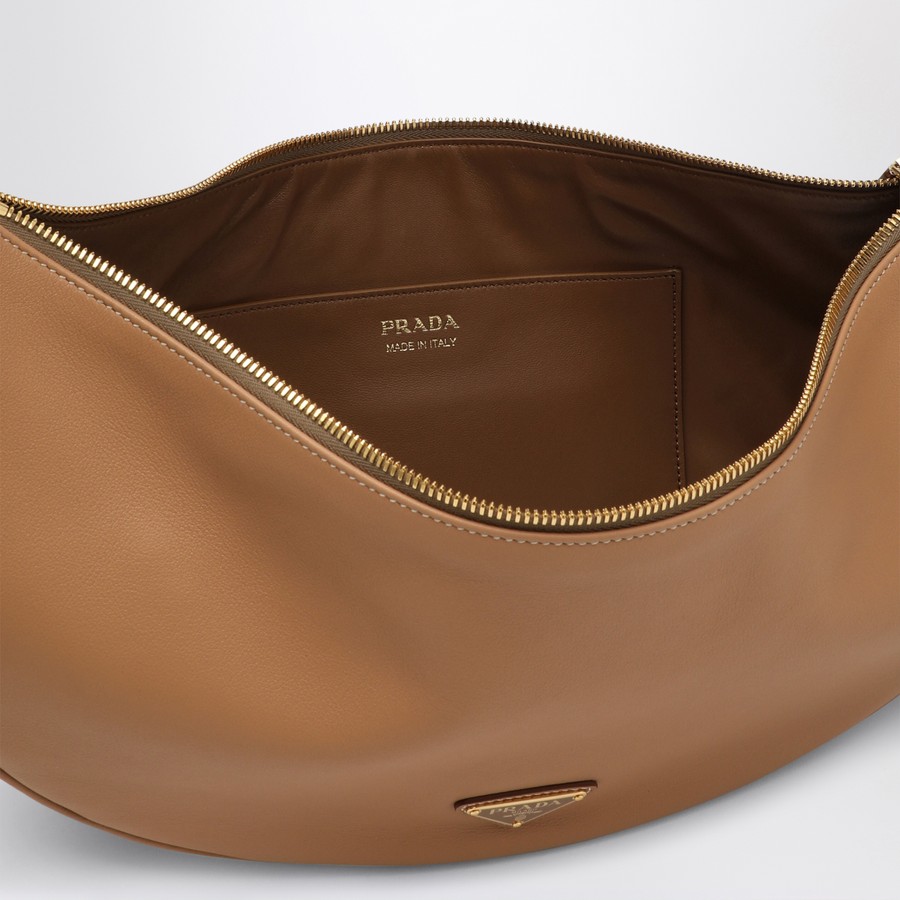 Prada Prada Demi-Lune shoulder bag large Natural | TheDoubleF