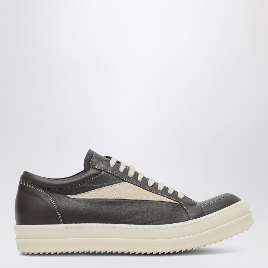 スニーカー RICK OWENS DUST GREY/MILK WHITE VINTAGE SNEAKERS Rick Owens Dust grey/milk white Vintage sneakers | TheDoubleF