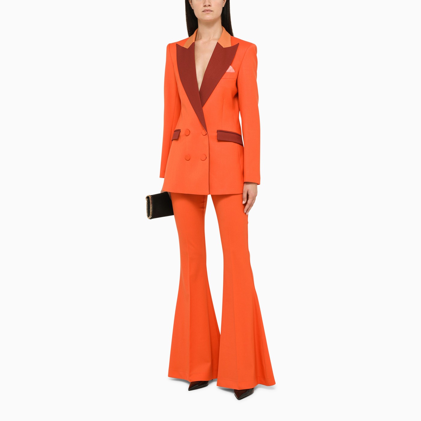 Hebe Studio Orange Bianca suit | TheDoubleF