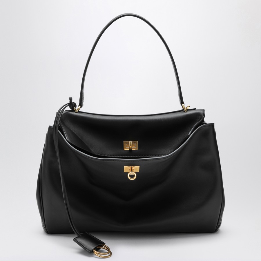 バッグ・カバンその他 BALENCIAGA SMOOTH BLACK CALFSKIN MEDIUM RODEO BAG eCom-7897722AA4V2221_F.jpg?v=3