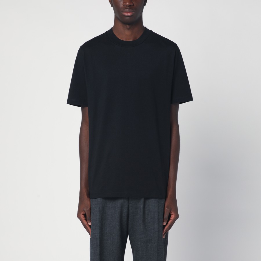 【関税込み】Cn Ss T-Shirt - Jil Sander - Cotton - Black Jil Sander Black cotton t-shirt | TheDoubleF