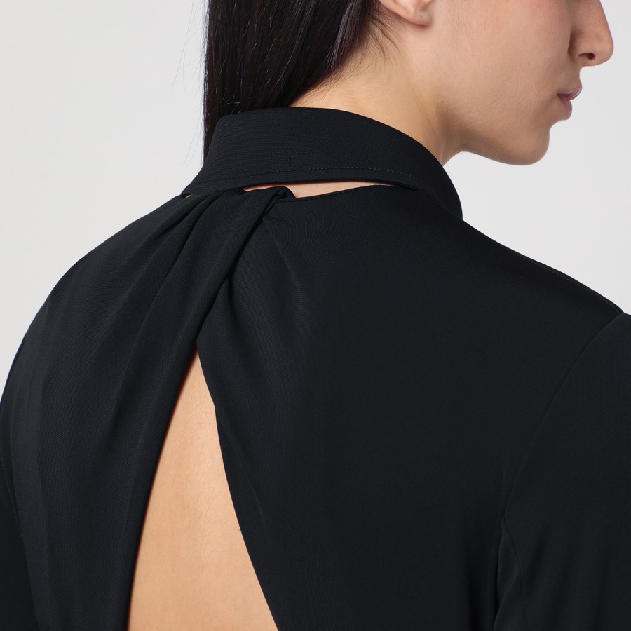 ワンピースその他 Sportmax Black shirt dress in viscose jersey Sportmax Black shirt dress in viscose jersey | TheDoubleF