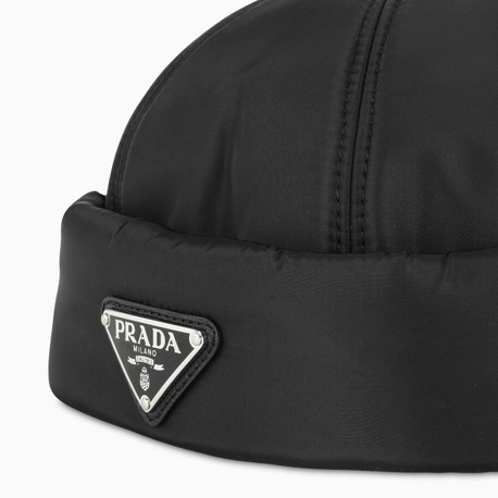 prada padded nylon beanie