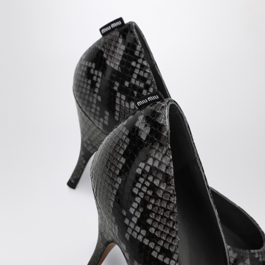Miu Miu Ardesia pumps in Ayers python-print leather | TheDoubleF
