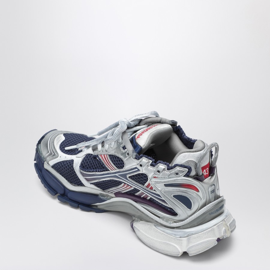 スニーカー Balenciaga Sneaker Runner Silver Blue Red Balenciaga Sneaker Runner silver/blue/red | TheDoubleF