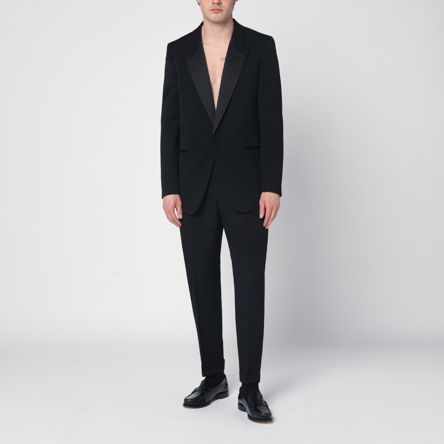 ジャケット Saint Laurent Grain De Poudre Tuxedo Jacket tuxedo jacket in GRAIN DE POUDRE | Saint Laurent | YSL JP