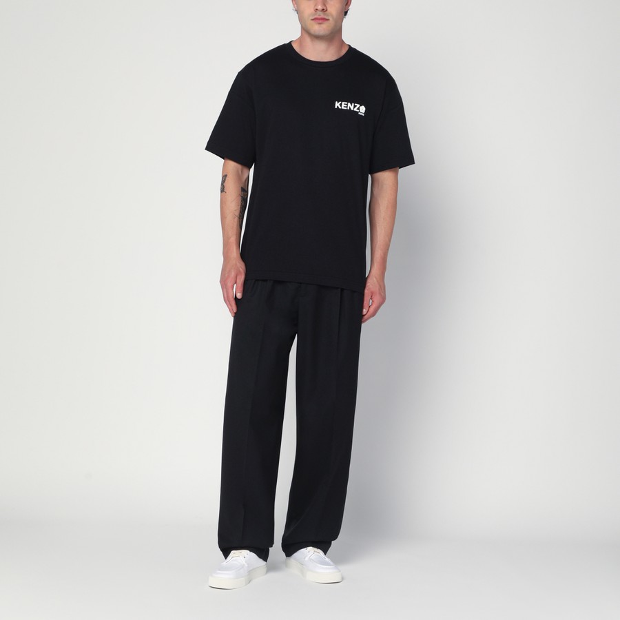 Tシャツ・カットソー KENZO Men T-shirt Black FF55TS4994SG 99J Men's Kenzo Classic T-Shirt | INTERVISTA