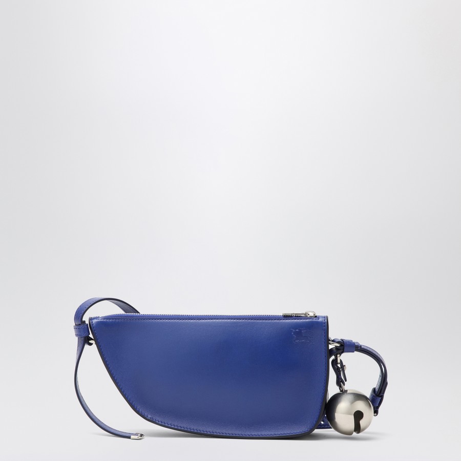 ショルダーバッグ・ポシェット BURBERRY MEDIUM SHIELD BLUE LEATHER BAG Burberry Shield Leather Crossbody Bag | Blue | FARFETCH