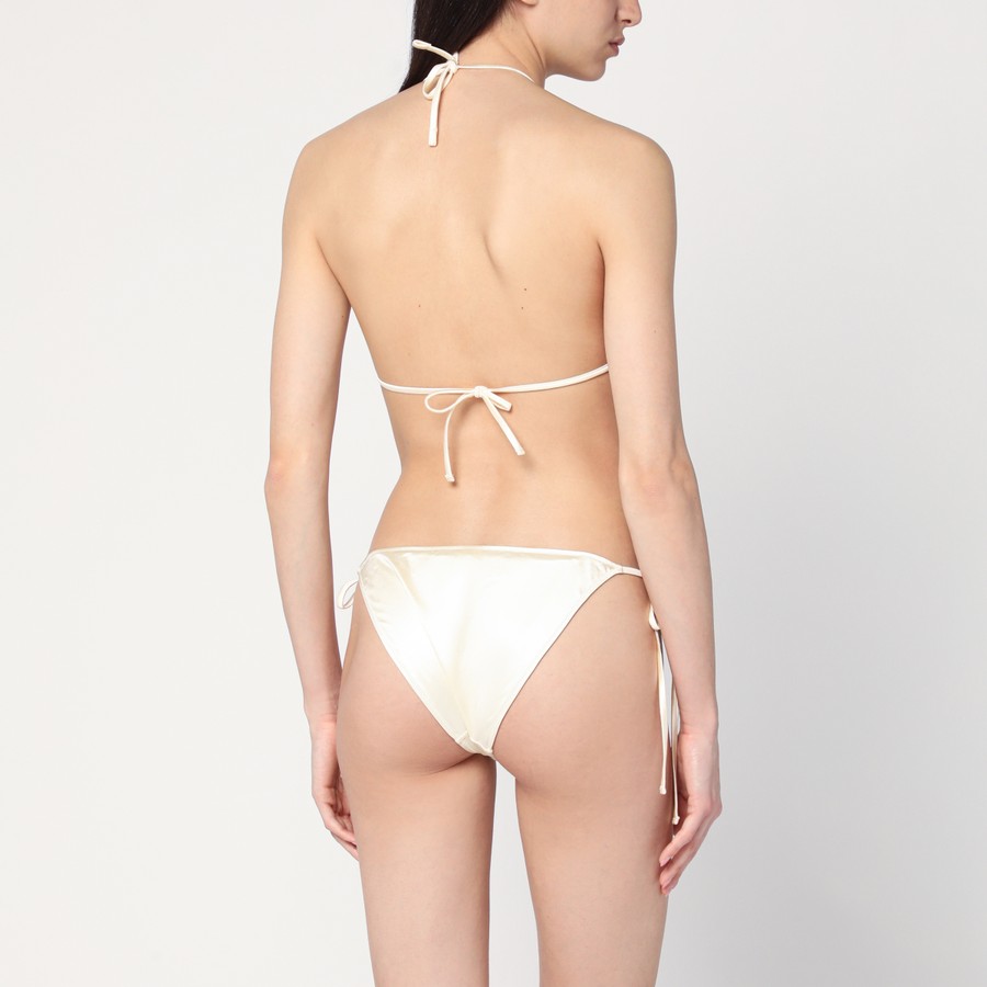 水着・ビーチグッズその他 Venuja Butter-coloured triangle two-piece bikini Venuja Butter-coloured triangle bikini set | TheDoubleF