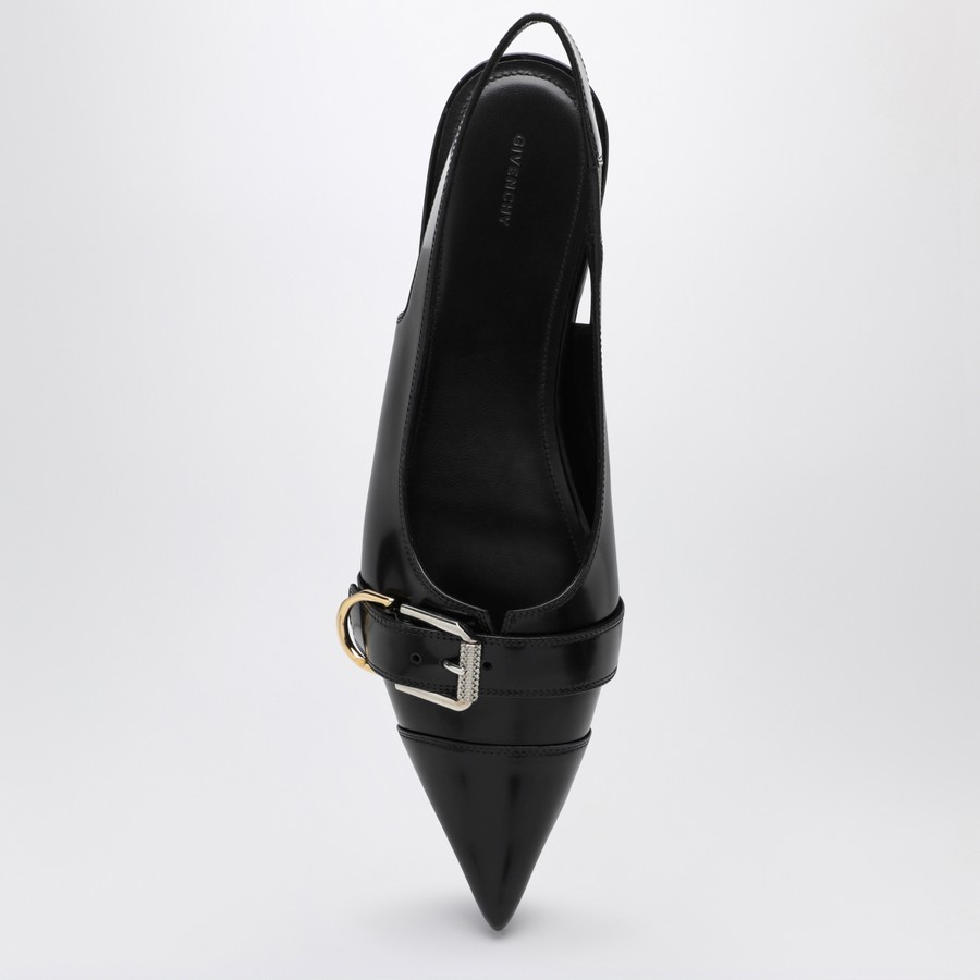 Givenchy Voyou black leather slingback | TheDoubleF