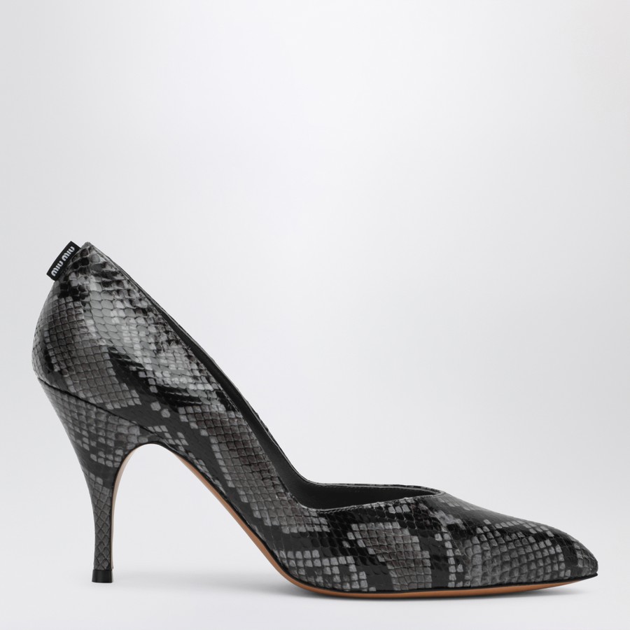 Miu Miu Ardesia pumps in Ayers python-print leather | TheDoubleF