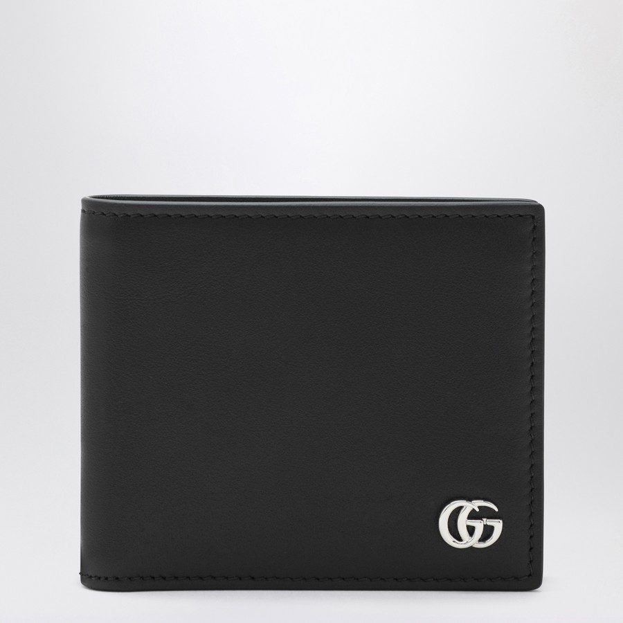 GUCCI Portafoglio bi-fold GG Marmont nero TheDoubleF