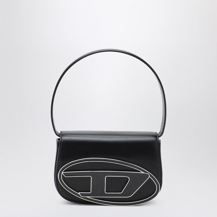 バッグ・カバンその他 Diesel 1DR-Iconic leather bag in black Women's 1DR-Iconic shoulder bag in nappa leather | Black